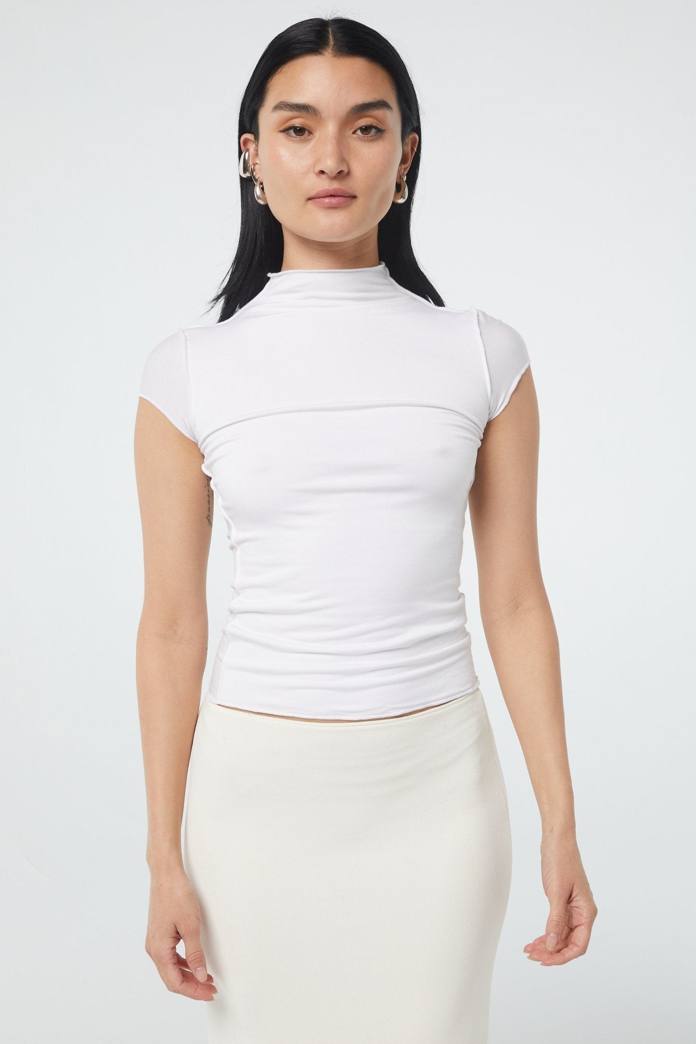 REESE MOCK NECK TOP